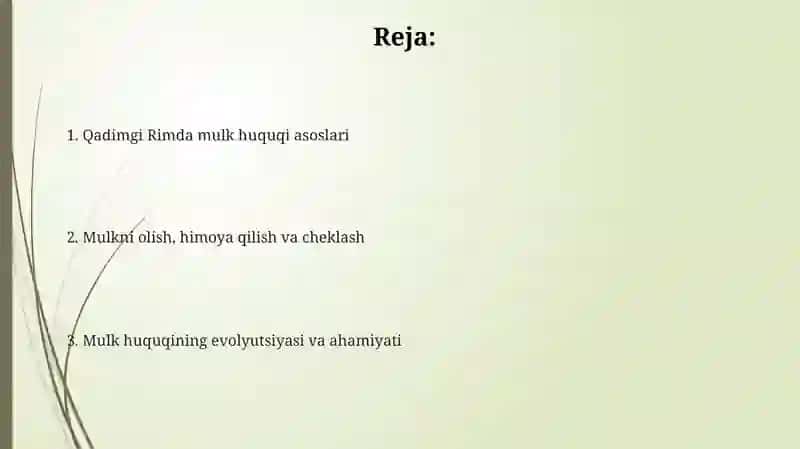 Qadimgi Rimda mulk huquqi 2