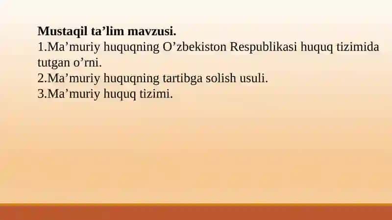 Davlat boshqaruvining umumiy tavsifi 2