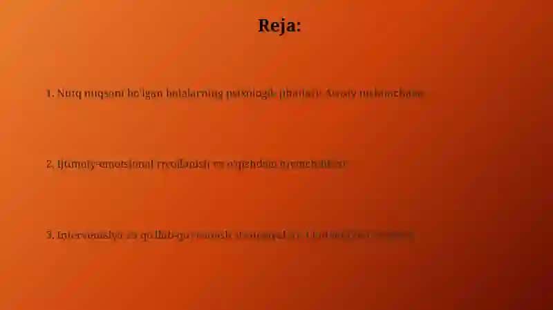 Nutqida kamchiligi bor bolalarning psixologiyasi 2