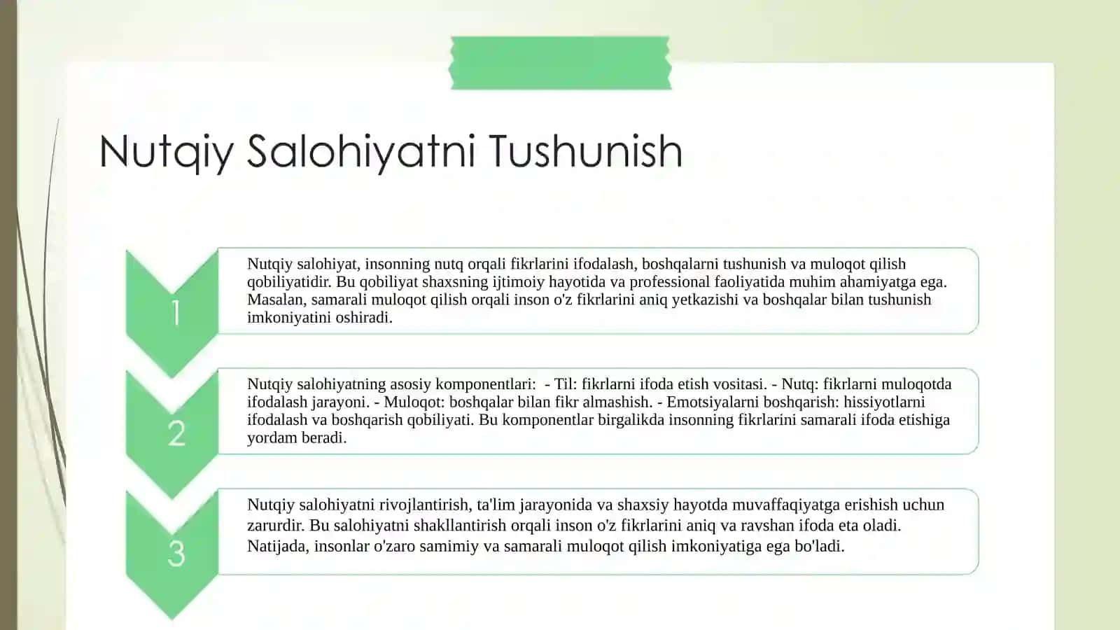 NUTQIY SALOHIYAT 2