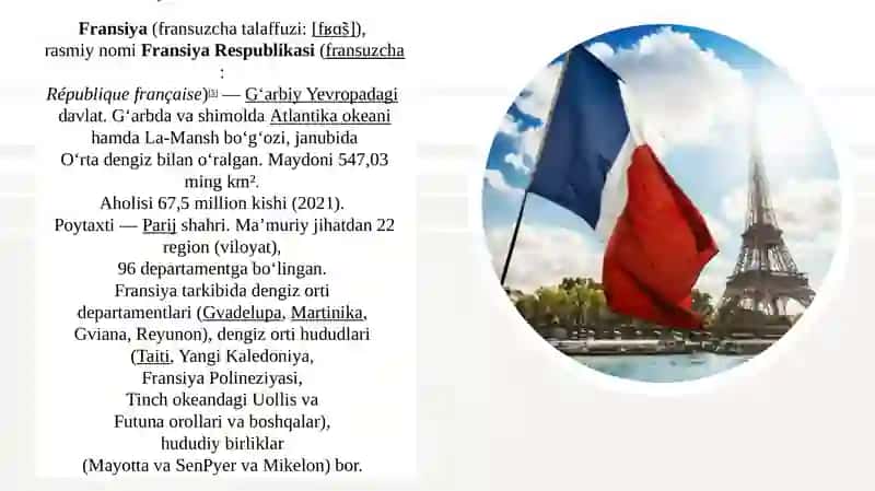 FransiyavaO’zbekiston 2
