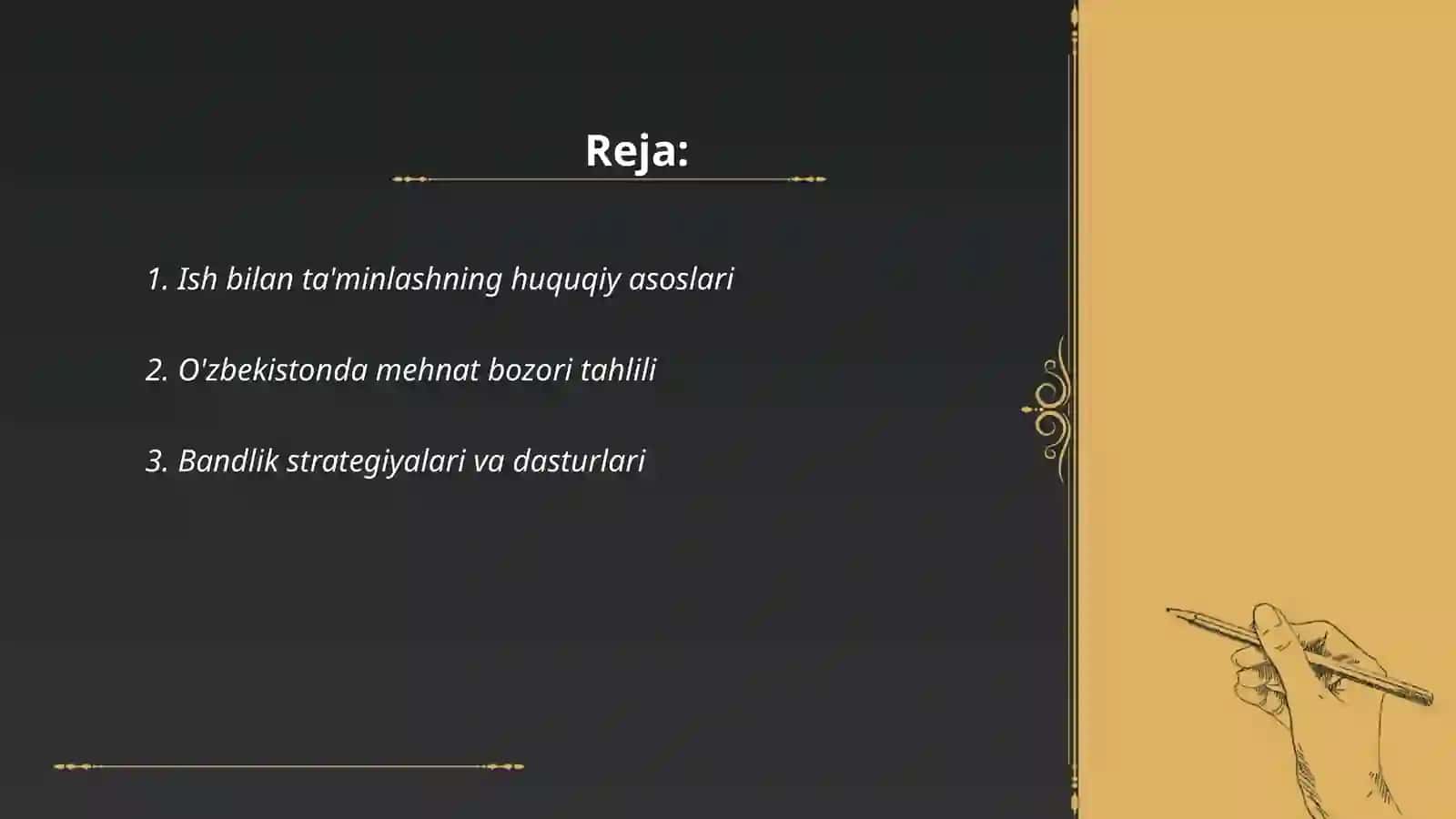 Аholini ish bilan taʼminlash toʼgʼrisida 2