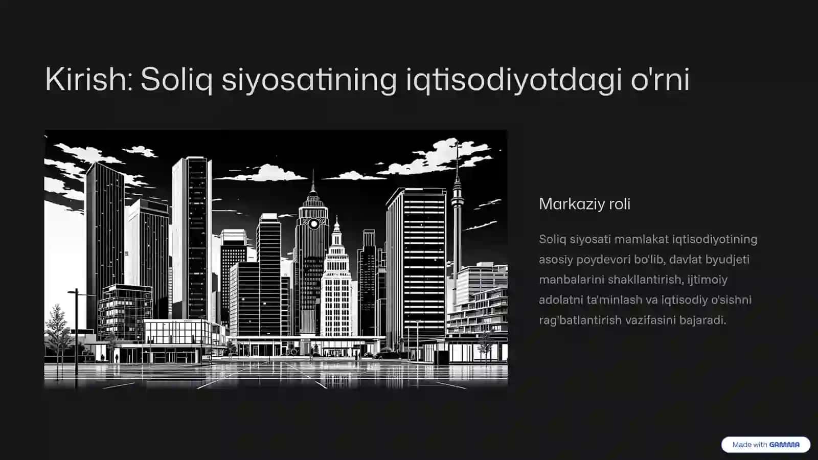 Soliq Siyosatining Asosiy Yo'nalishlari: Samaradorlik va Barqarorlik 2