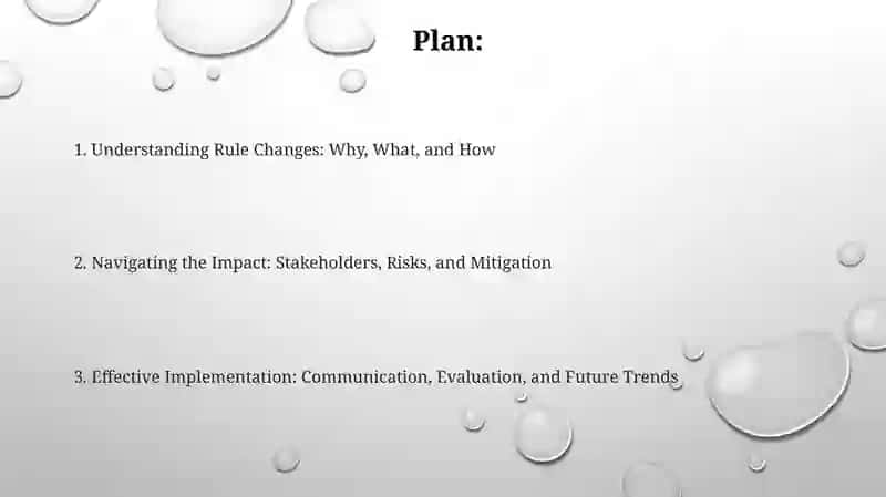 Changing rules 2