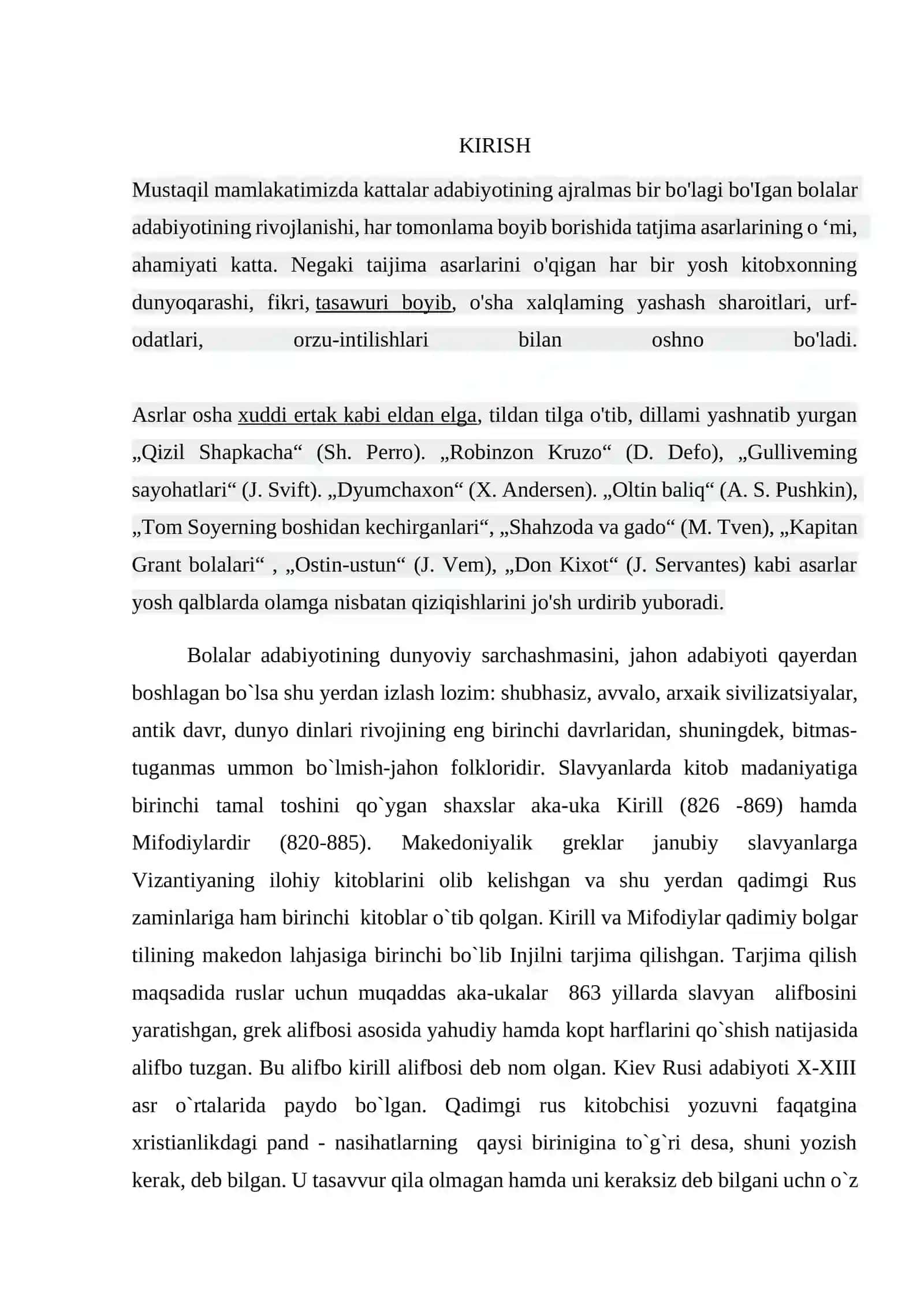 Boshlang'ich sinf o‘qish darslarida chet el yozuvchilari ijodi bilan tanishtirish metodikasi 2