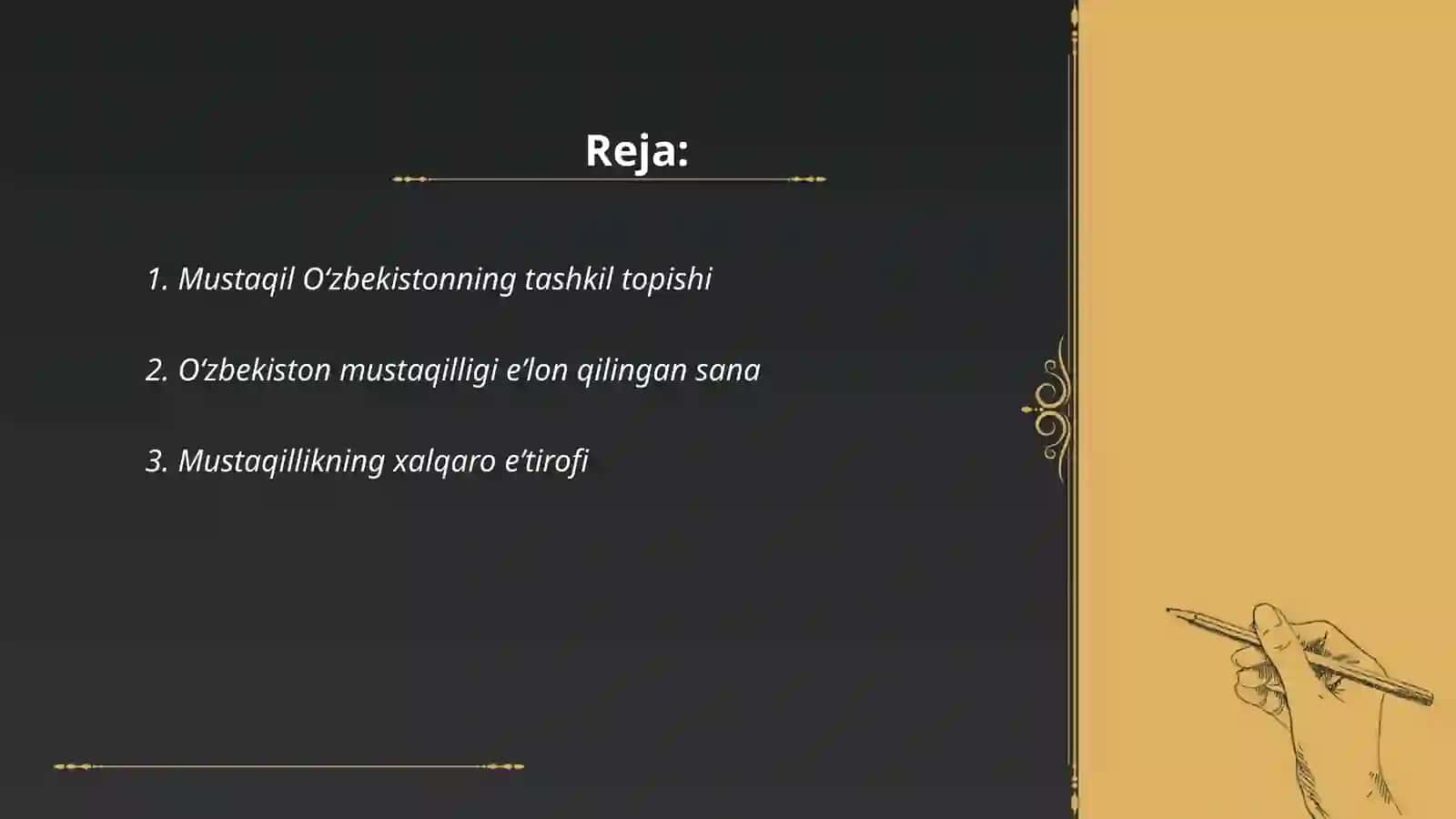 Mustaqil Oʻzbekiston Respublikasining tashkil topishi va uning tarixiy ahamiyati 2