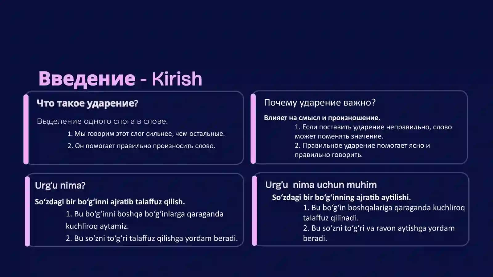 Ударение в русском языке 2