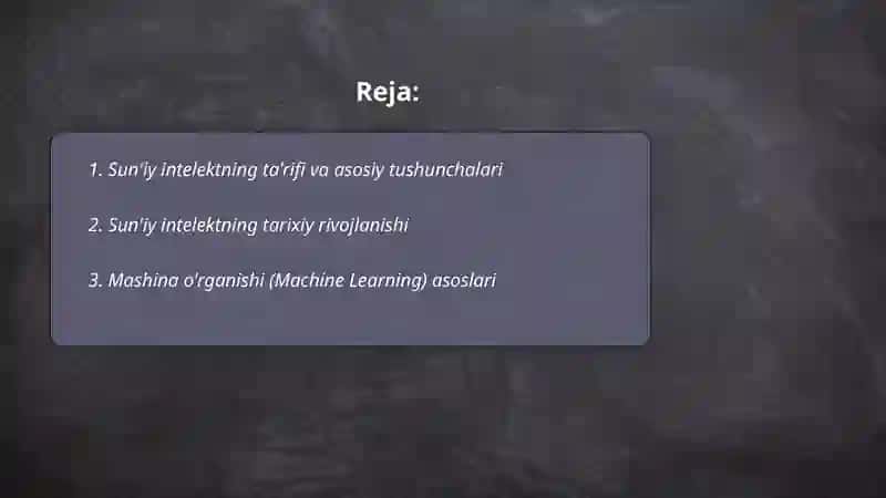Sun'iy intelekt 2