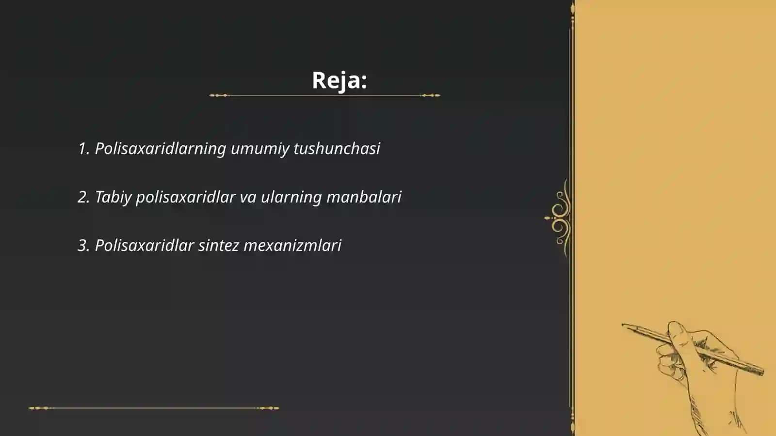 Polisaxaridlar va ularning turlari 2