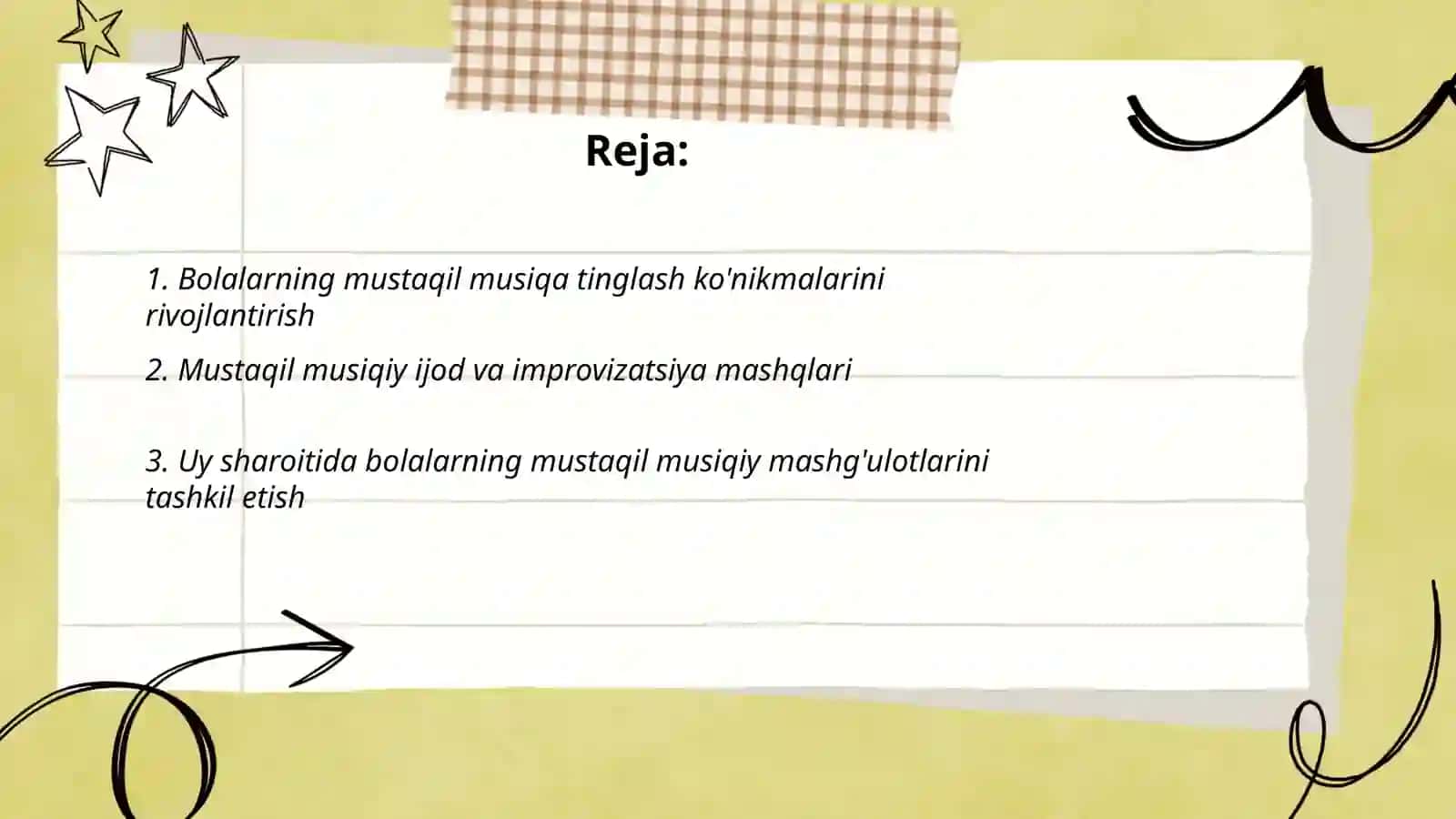 Bolalarning mustaqil musiqiy faoliyati 2