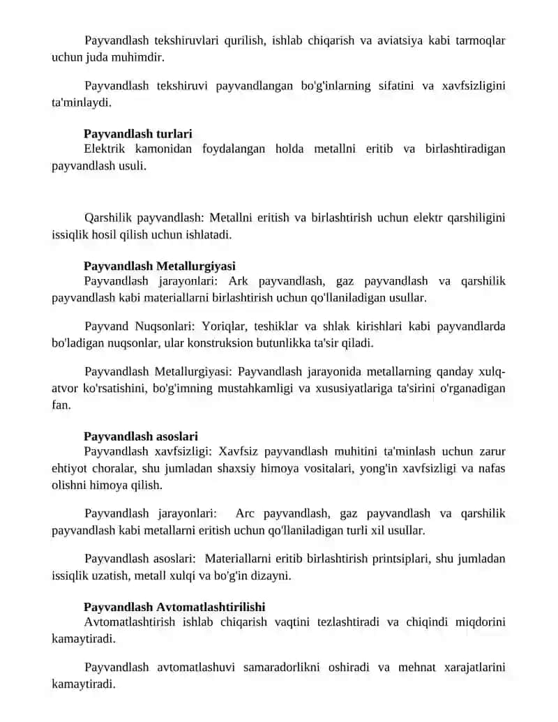 Portlatib payvandlash 2