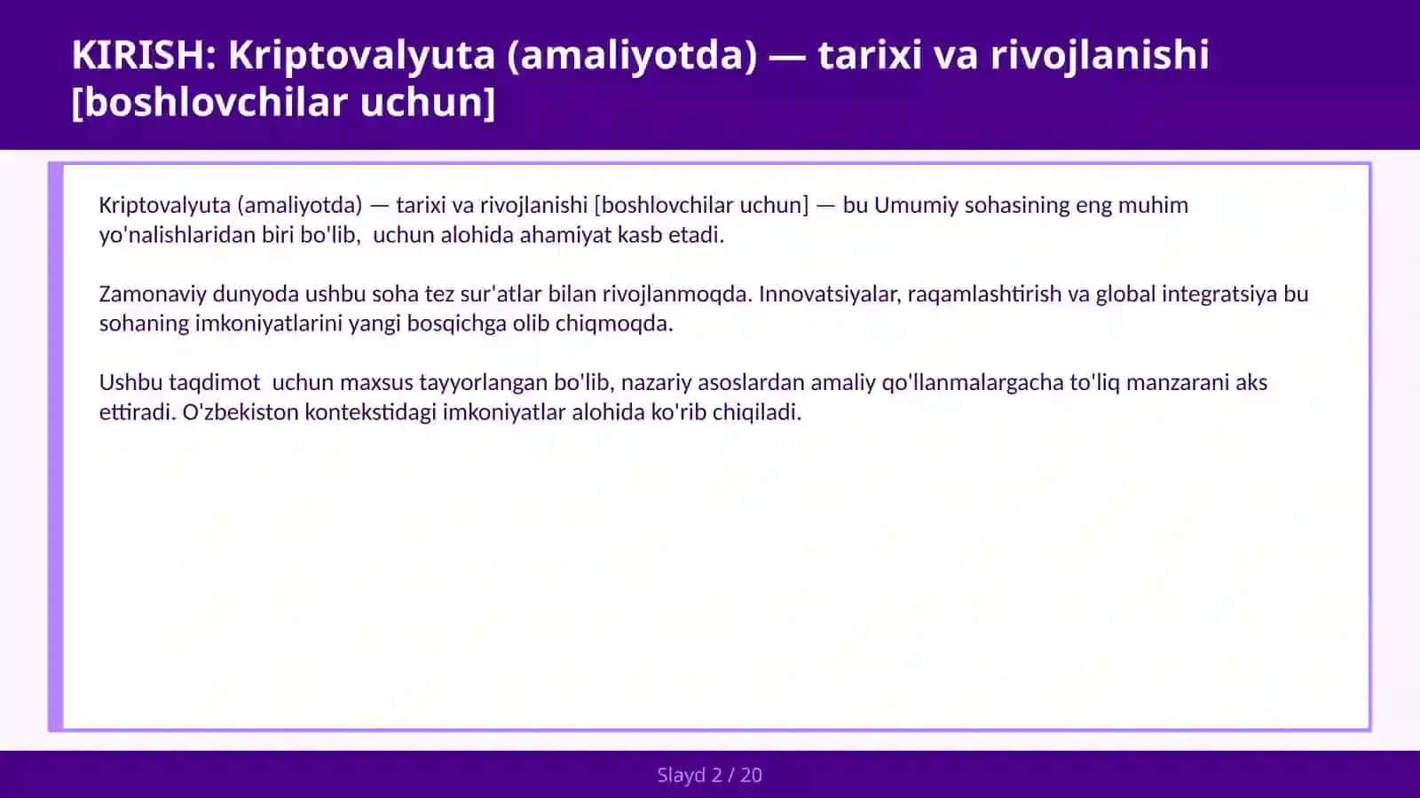 Kriptovalyuta (amaliyotda) — tarixi va rivojlanishi [boshlovchilar uchun] 2