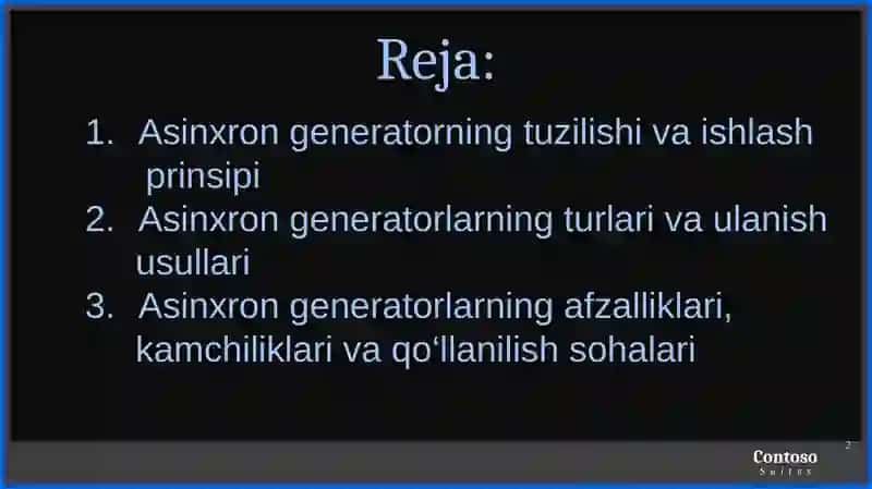 Asenxron generatorlar 2