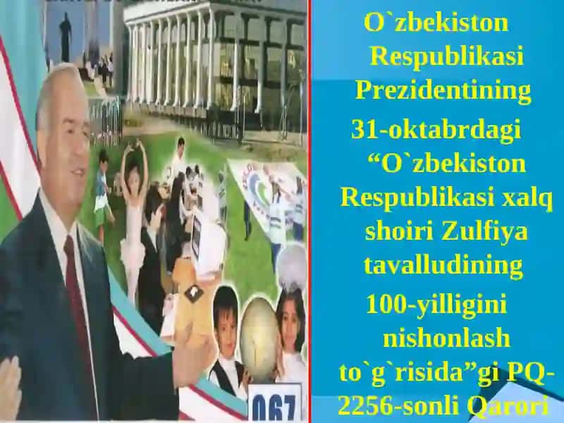 Zulfiyahayoti va ijodi 2