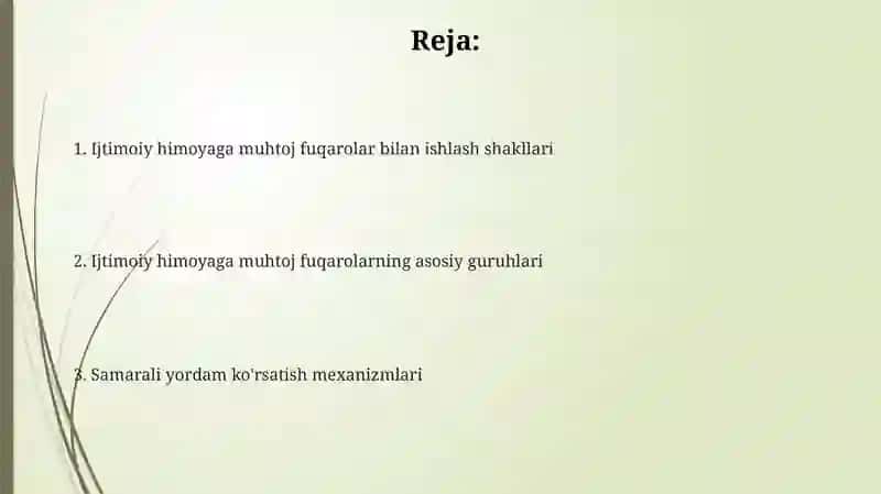 Kam taminlangan fuqarolar bilan ish shakllari 2