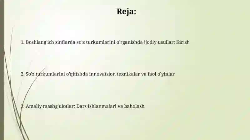 Boshlang'ich sinflarda so'z turkumlarini o'rganishda kreativ metod va usullar 2