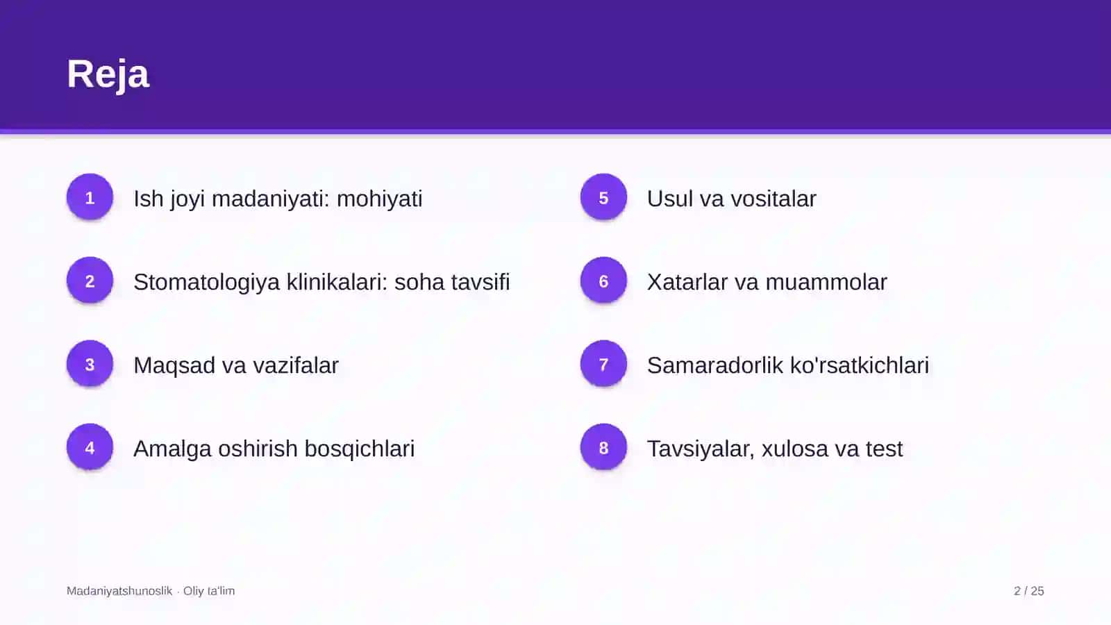 stomatologiya klinikalarida ish joyi madaniyati 9891 2