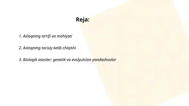 axloqning kelib chiqishi va asoslanish masalalari 2