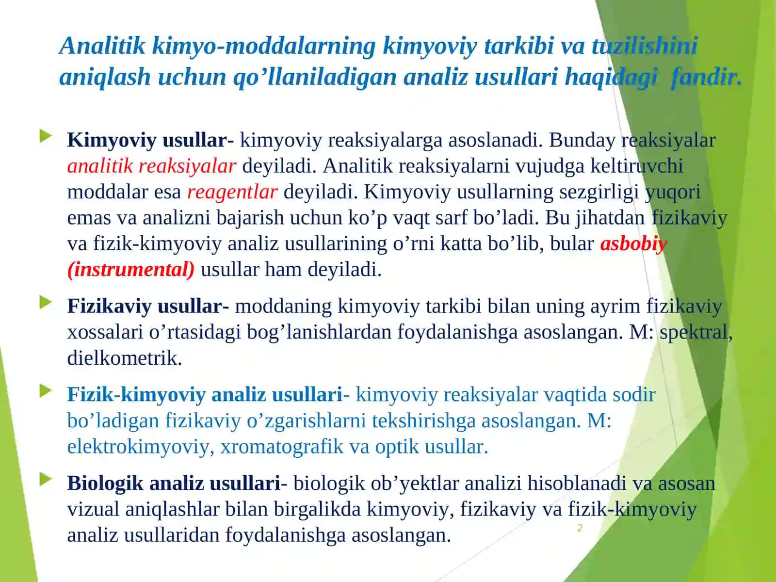 Elektrokimyoviy analiz usullari 2