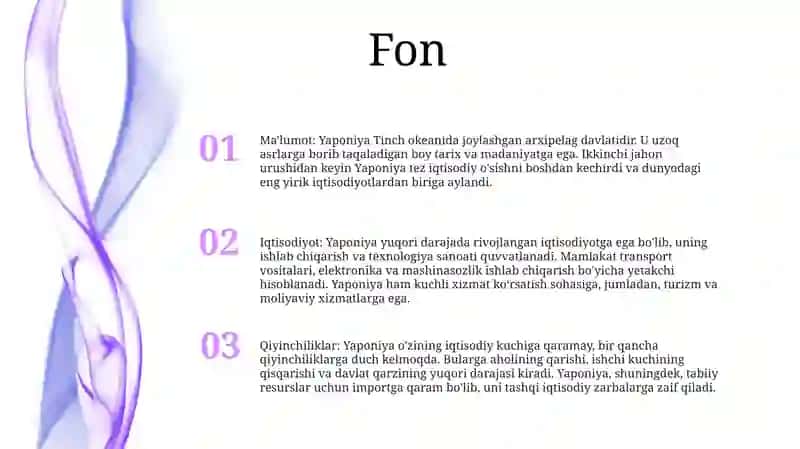 Yaponiya Mamlakati Iqtisodiyoti 2