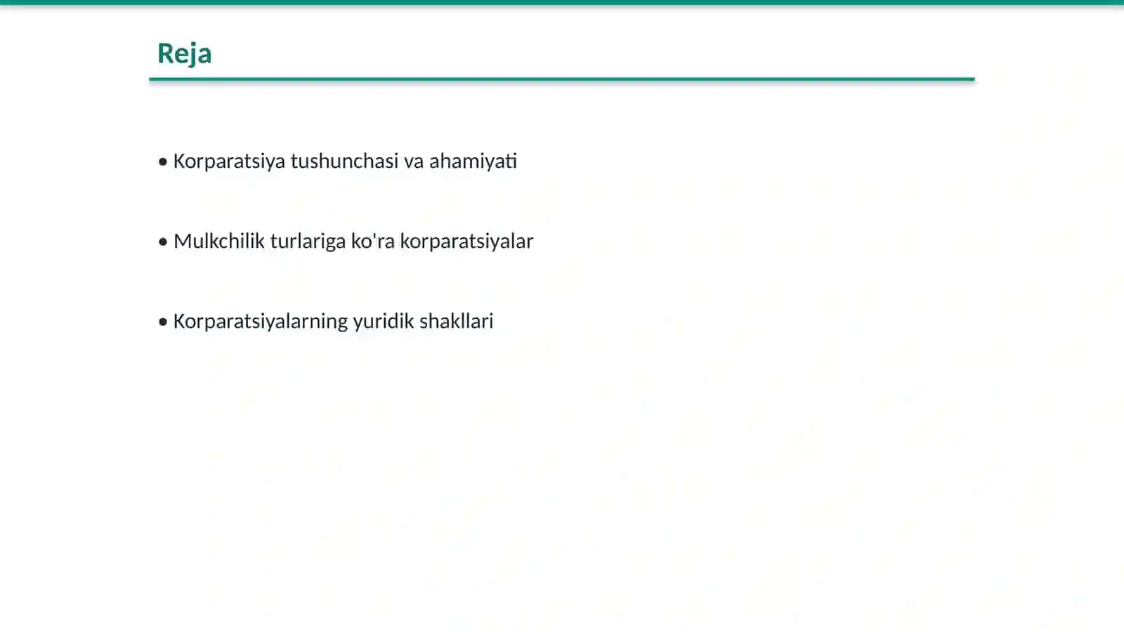 Korparatsiyalar turlari 2