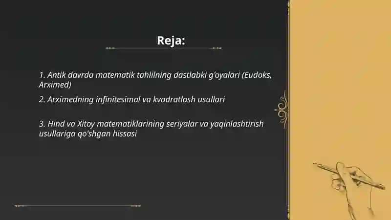 Matematik tahlil tarixi 2