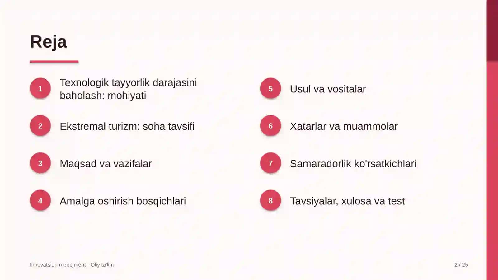 ekstremal turizmda texnologik tayyorlik darajasini baholash 1120 2