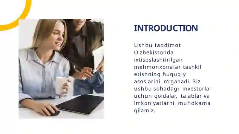 O‘zbekistonda Ixtisoslashtirilgan Mehmonxonalarni Tashkil Etishning Huquqiy Asoslari 2