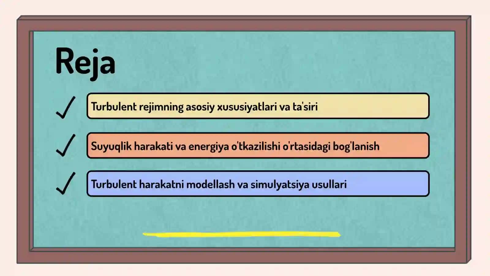 Suyuqlikning Turbulent Rejimi Harakati 2
