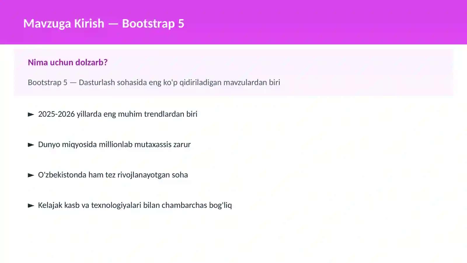 Bootstrap 5 2