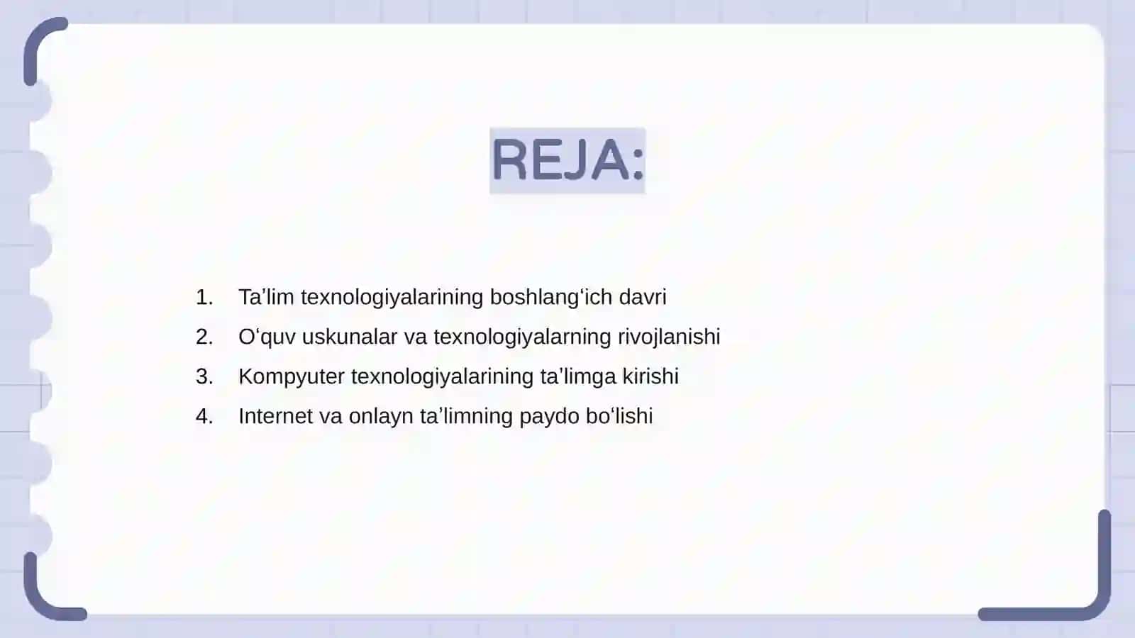Taʼlim texnologiyasining rivojlanish bosqichlari 2
