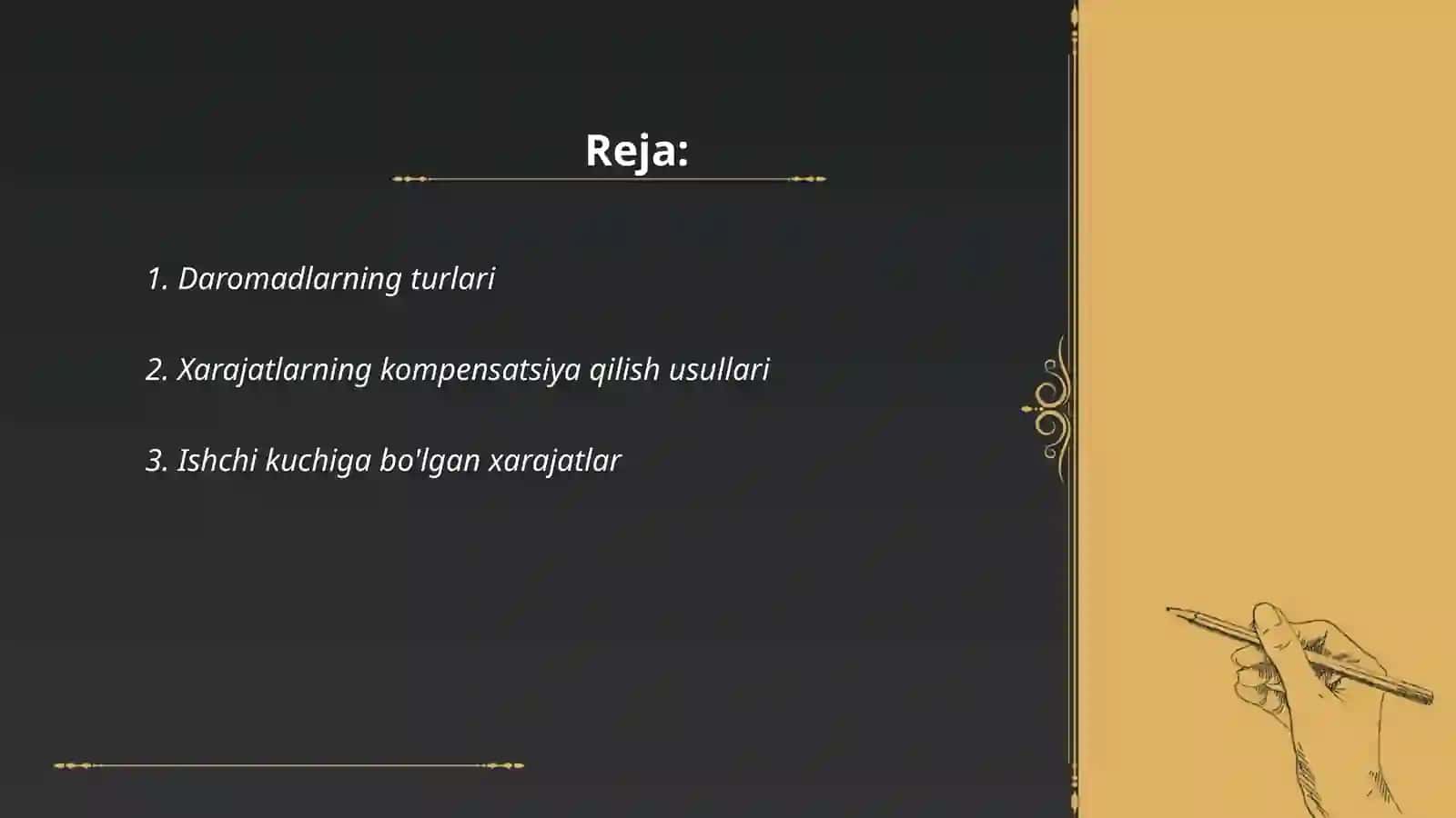 Korxona balans xarajatlari smetasi 2