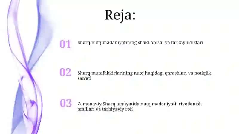 Sharqda nutq madaniyati paydo boʻlishi. Sharq allomalari 2