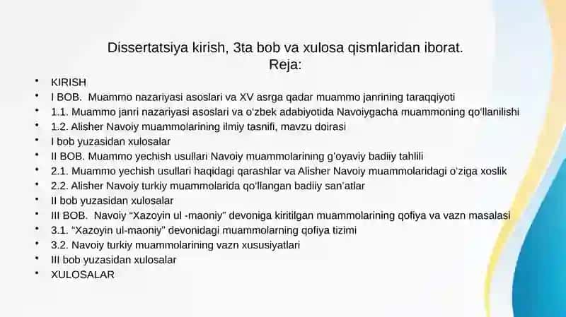 Alisher Navoiy muammolari poetikasi 2