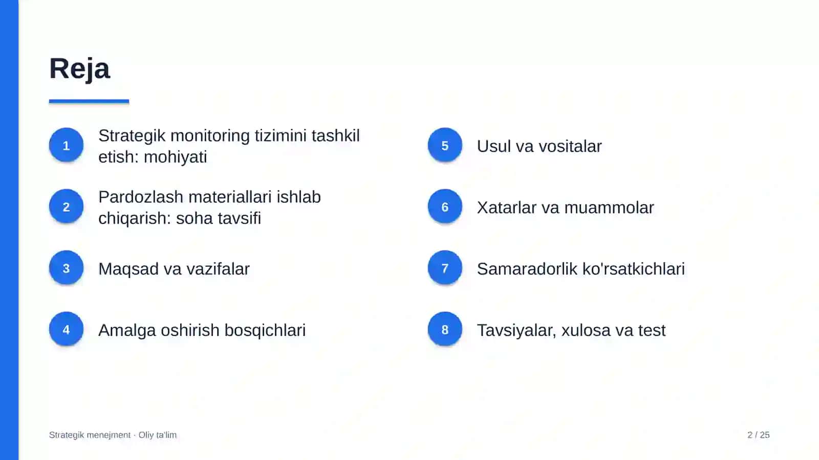 pardozlash materiallari ishlab chiqarishda strategik monitoring tizimini tashkil etish 8761 2