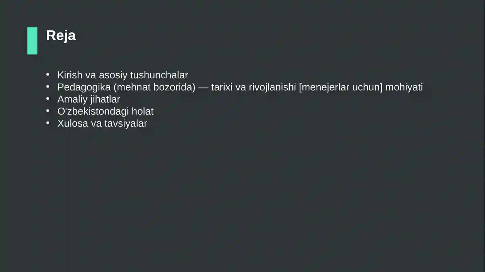 Pedagogika (mehnat bozorida) — tarixi va rivojlanishi [menejerlar uchun] 2