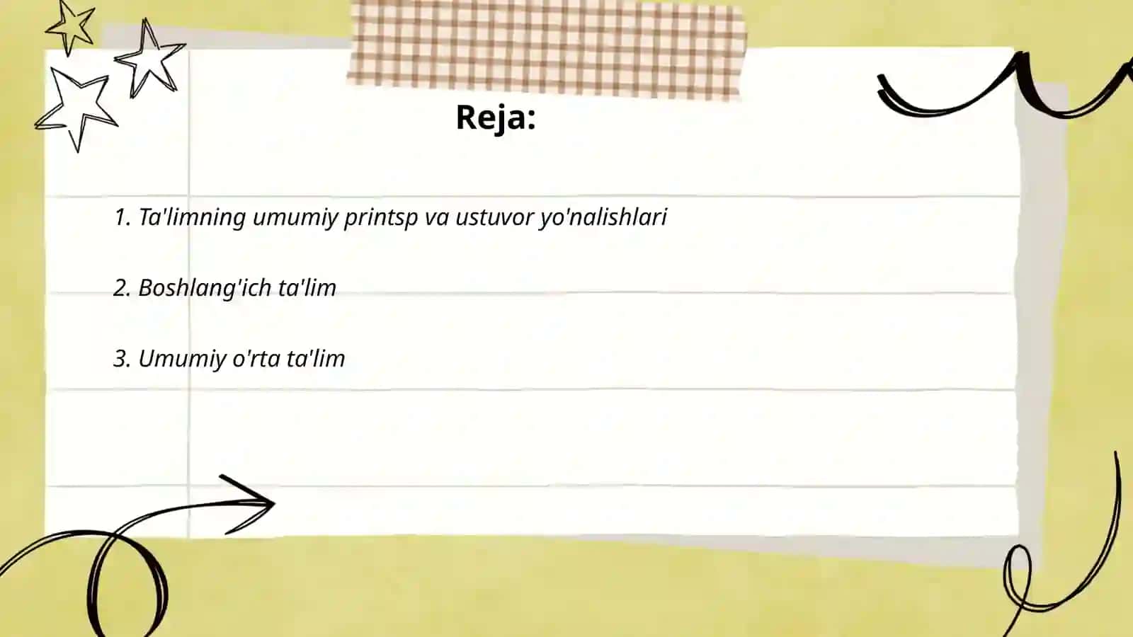 Òzbekiston Respublikasining "Ta'lim toğrisidagi"gi Qonun 2