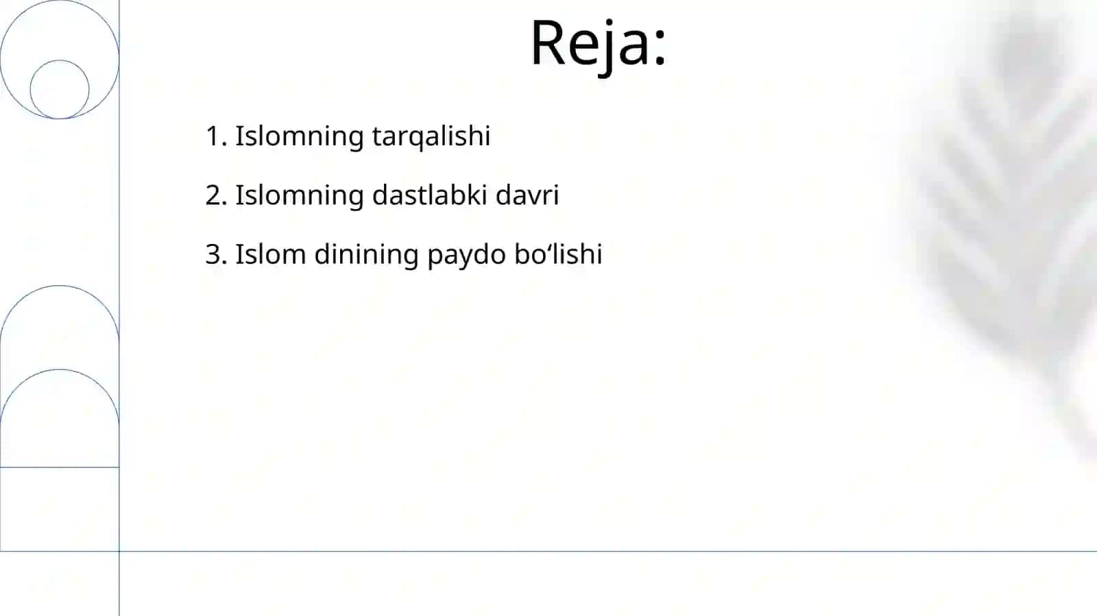 Islom dini tarixi va kelib chiqishi 2