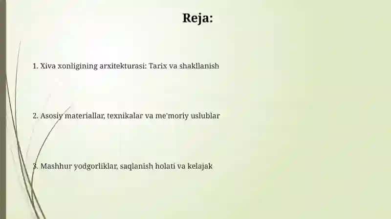 Xiva xonligidagi me'morchiliklar 2