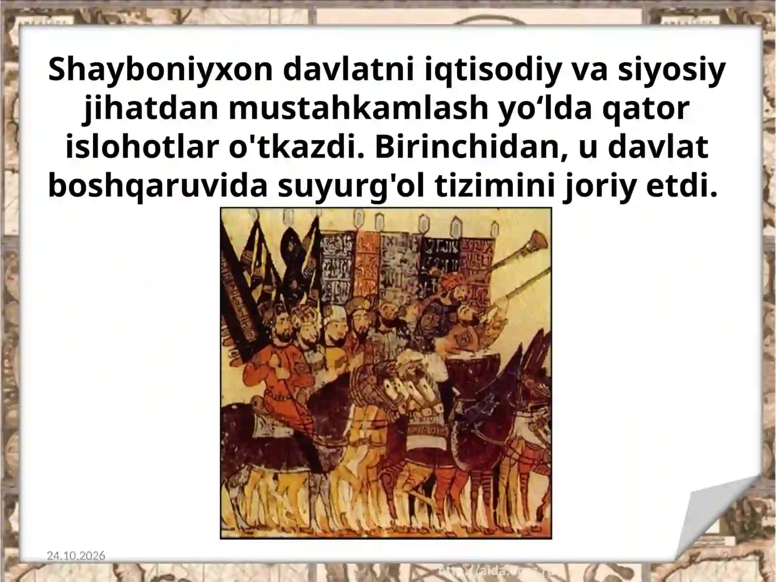 Shayboniyning Xon Davlati 2