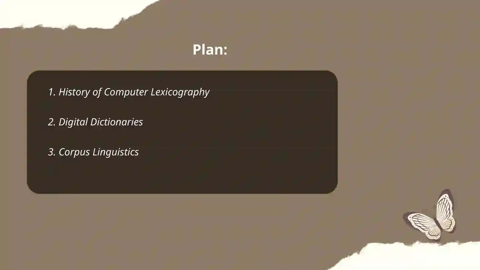 Computer Lexicography Information 2