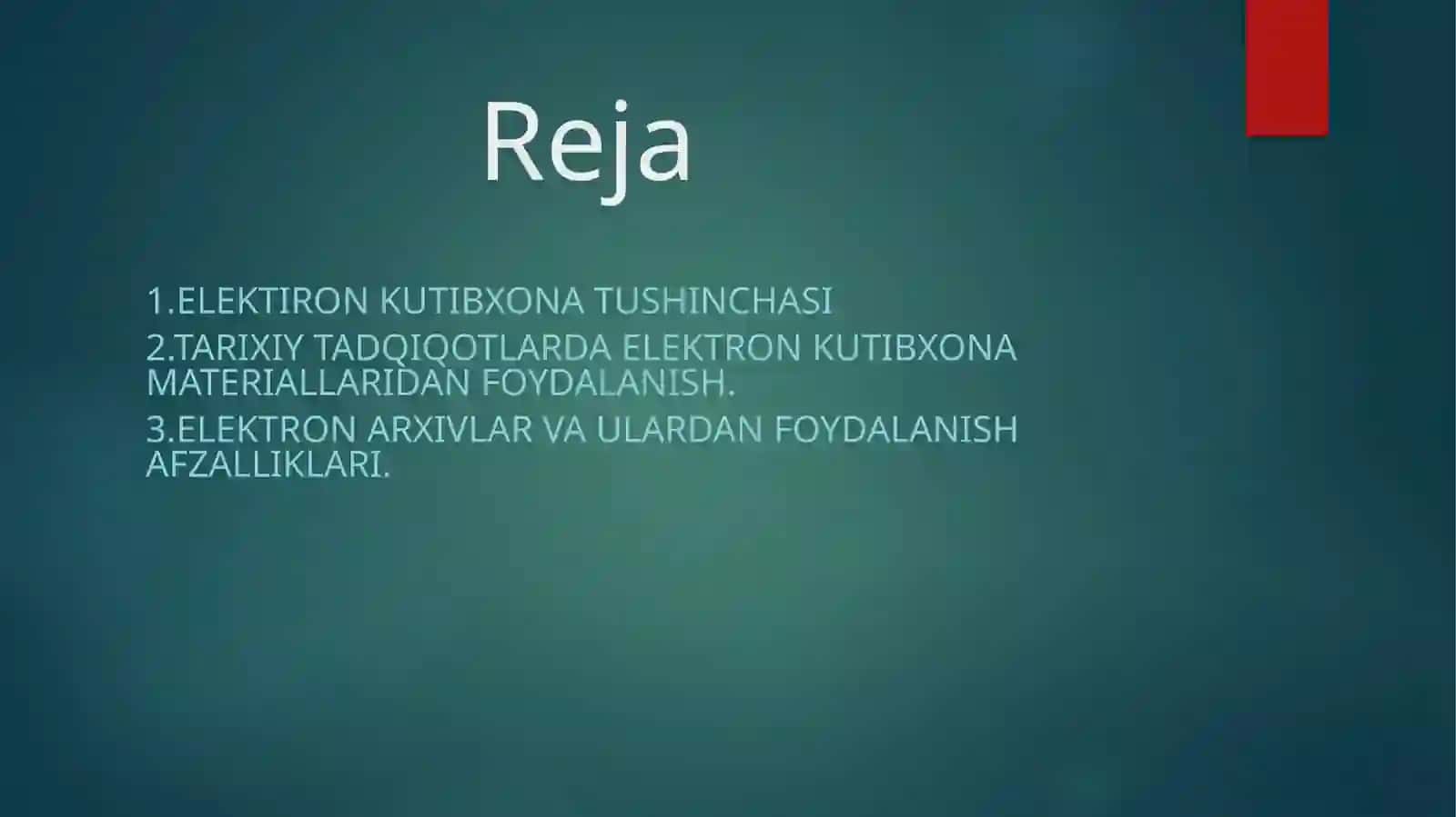 Elektron kutubxona va uning ahamiyati 2