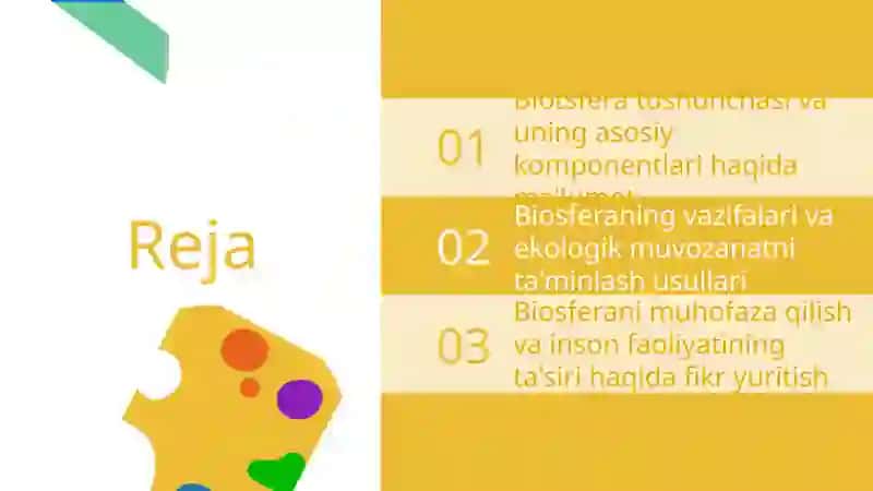 Biosfera. Tuzilishi va vazifasi 2