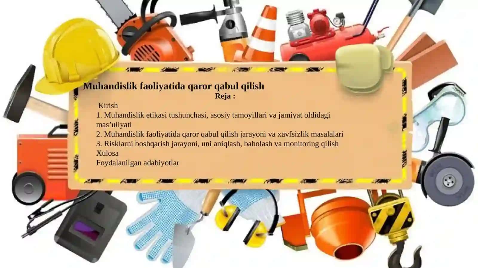 Muhandislik faoliyatida qaror qabul qilish 2