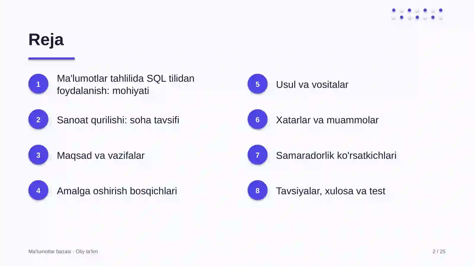sanoat qurilishida ma'lumotlar tahlilida sql tilidan foydalanish 3780 2