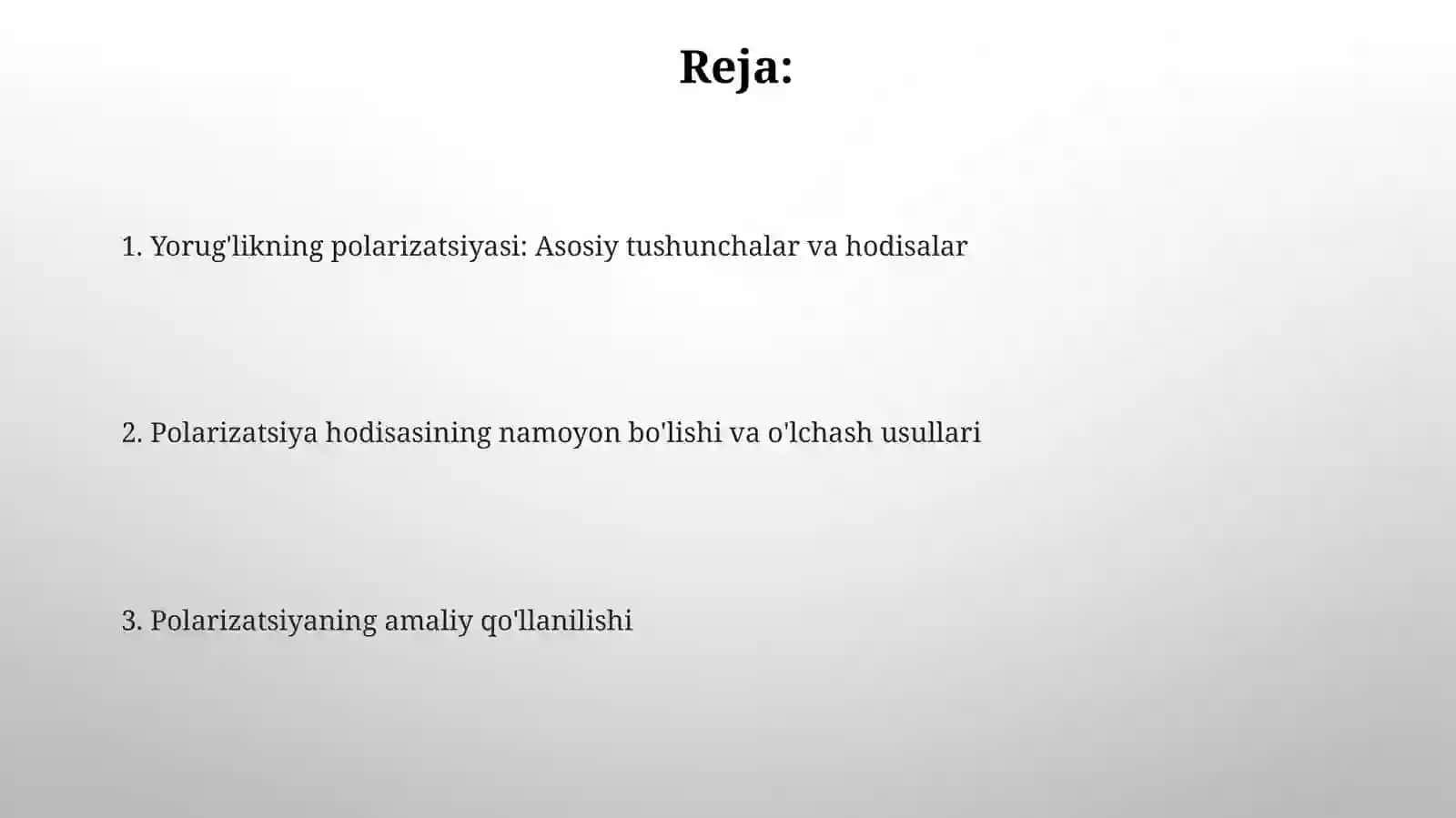 Yorug‘likningsinishidavaqaytishidaqutblanishi 2