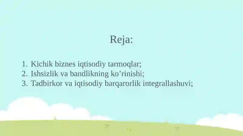 Tarmoqlarida iqtisodiy o‘sishni ta`minlash 2