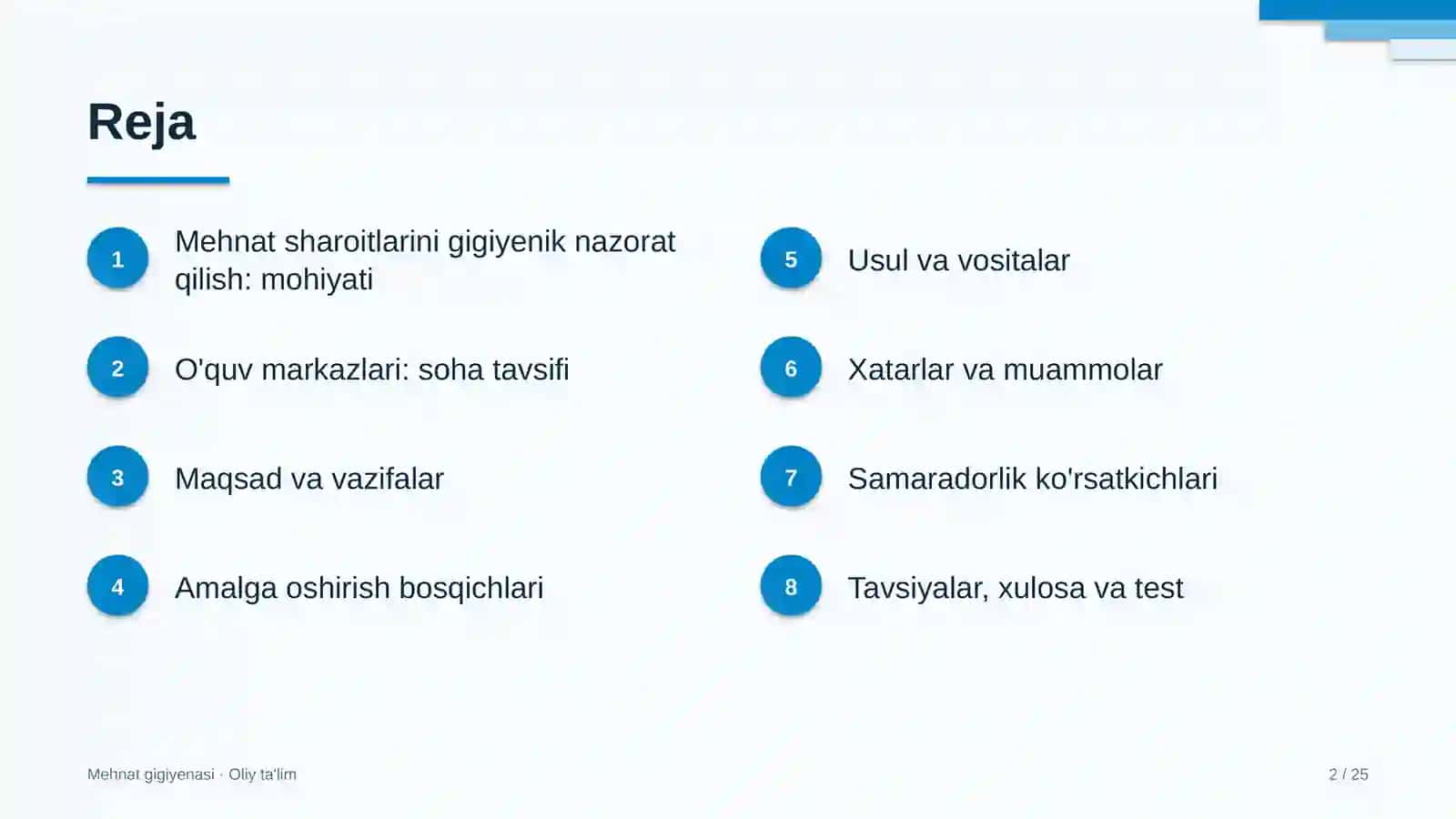 o'quv markazlarida mehnat sharoitlarini gigiyenik nazorat qilish 5269 2