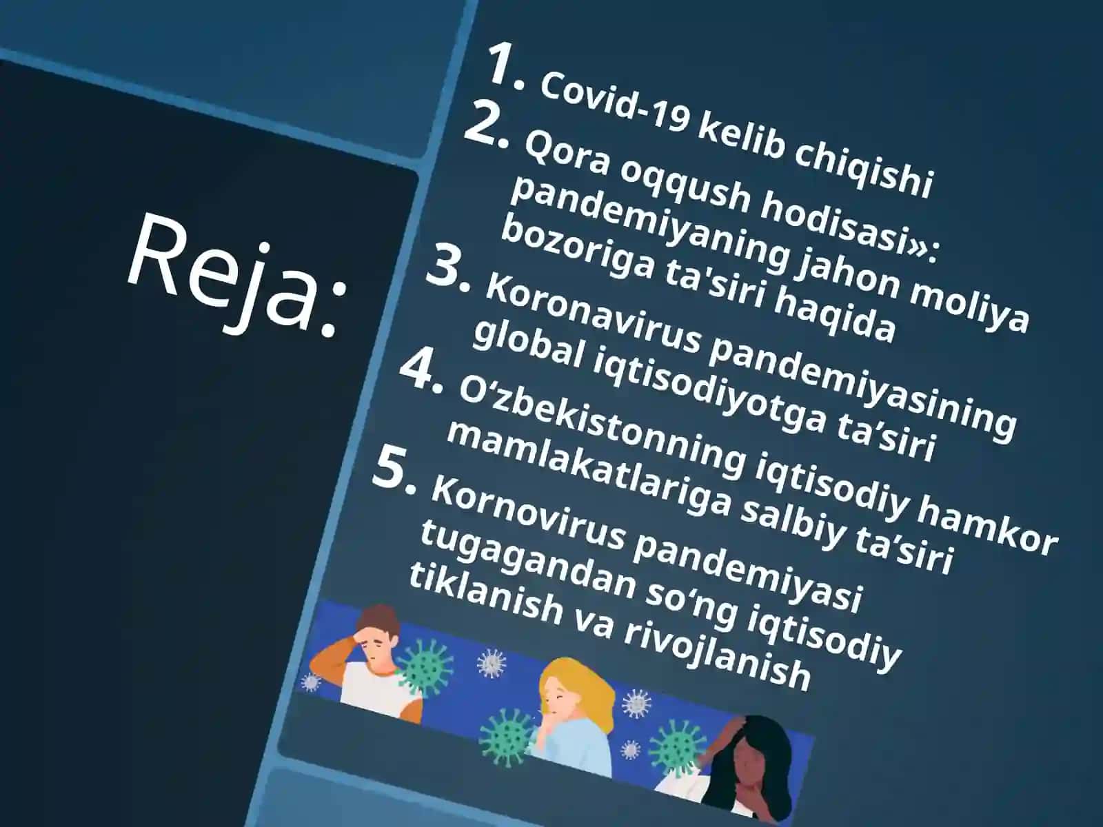 Qoraoqqushhodisasi»:pandemiyaningjahonmoliyabozorigata'sirihaqida 2