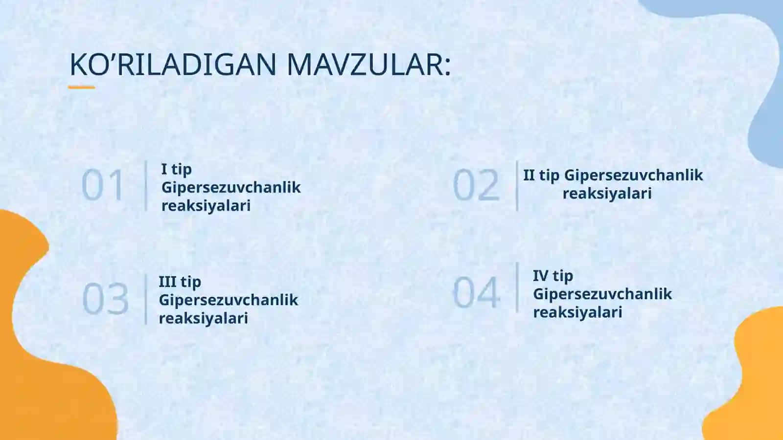 Gipersezuvchanlik reaksiyalari 2
